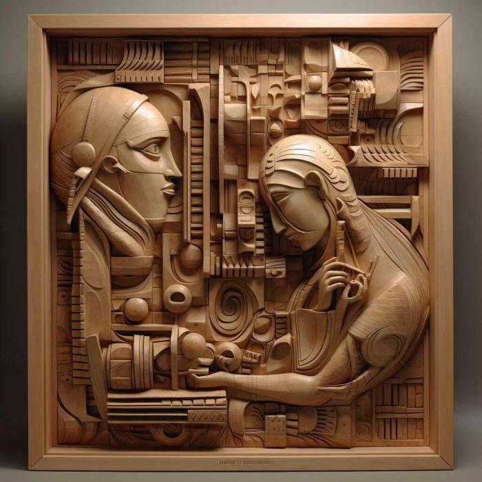 نموذج ثلاثي الأبعاد لآلة CNC 3D Art 